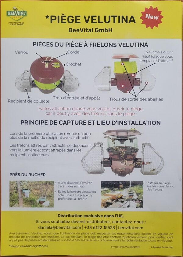 VeluTrap BeeVital – Piège frelon asiatique sélectif – Image 3